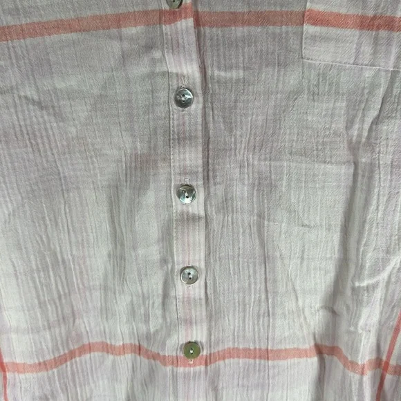 CHASER Classic long sleeve Button Down Shirt Madras size medium NWOT - Picture 5 of 5
